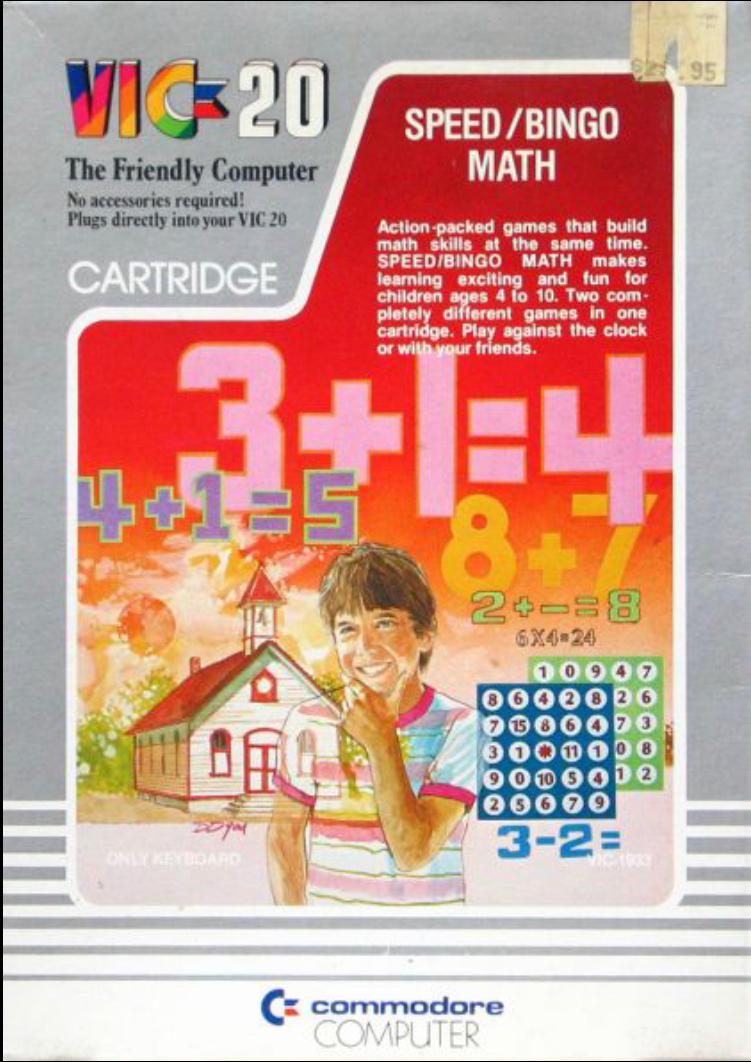 Speed Math & Bingo Math Vic-20