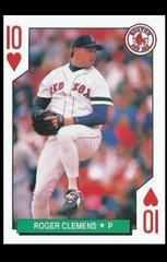 Roger Clemens [10 of Hearts] Baseball Cards 1991 U.S. Playing Card All Stars Prices