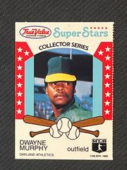 Dwayne Murphy Baseball Cards 1986 True Value Perforated Prices