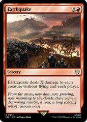 Earthquake Magic Lord of the Rings Commander Prices