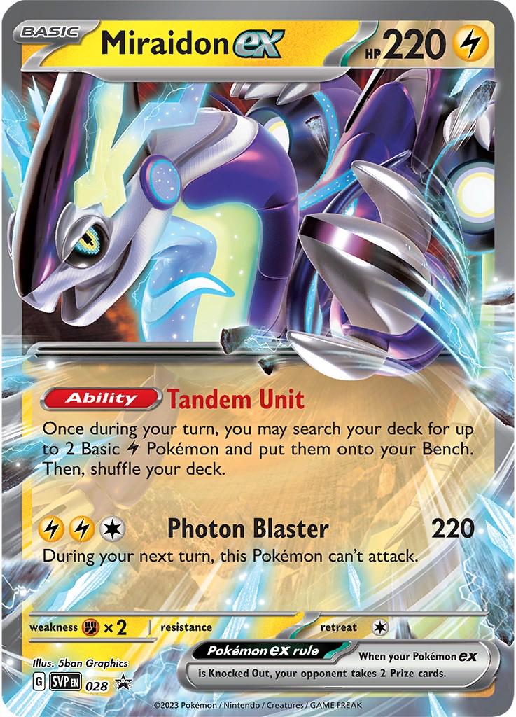 Miraidon ex #28 Pokemon Promo