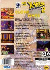 Back Cover | X-Men 2 The Clone Wars [Mega Hit Series] Sega Genesis
