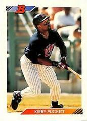 Kirby Puckett #80 Baseball Cards 1992 Bowman Prices