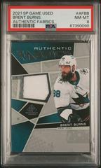 Brent Burns Hockey Cards 2021 SP Game Used Authentic Fabrics Prices