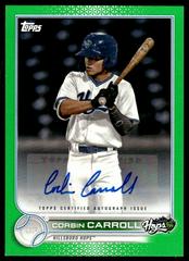 Corbin Carroll [Autograph Green] #PD-73 Baseball Cards 2022 Topps Pro Debut Prices