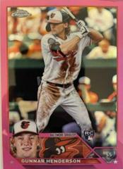 Gunnar Henderson [Pink] Baseball Cards 2023 Topps Chrome Prices