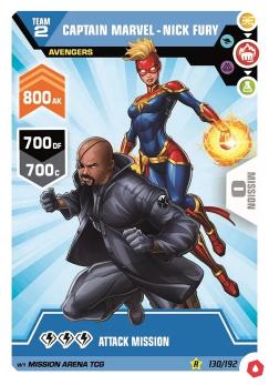 CAPTAIN MARVEL - NICK FURY #130 Marvel 2022 Mission Arena