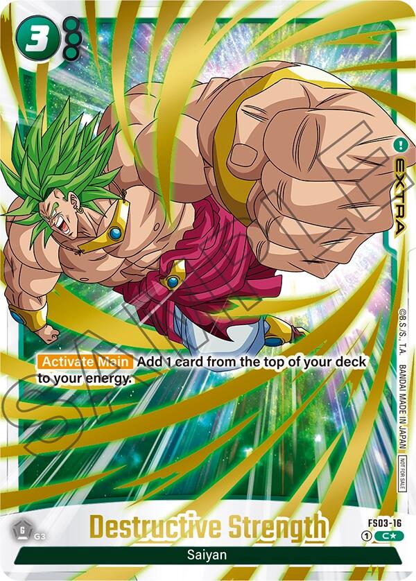 Destructive Strength FS03-16 Dragon Ball Fusion World Judge Promo