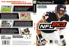 Slip Cover Scan By Canadian Brick Cafe | NFL 2K3 Playstation 2