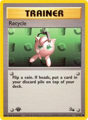 Recycle [1st Edition] #61 Pokemon Fossil Prices