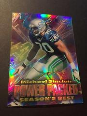 Michael Sinclair [Refractor] Football Cards 1999 Topps Chrome Season's Best Prices