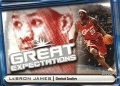 Lebron James #GE-LJ Basketball Cards 2004 Topps Great Expectations Prices