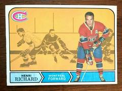 Henri Richard #165 Hockey Cards 1968 O-Pee-Chee Prices