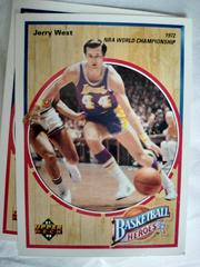 Jerry West #5 Basketball Cards 1991 Upper Deck Jerry West Heroes Prices