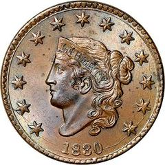 1830 Coins Coronet Head Penny Prices