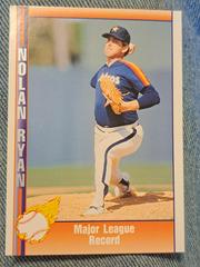 Major League Record Baseball Cards 1991 Pacific Nolan Ryan Prices