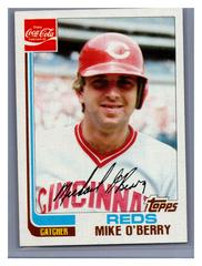 Mike O'Berry #15 Baseball Cards 1982 Coca Cola Prices