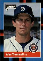 Alan Trammell #167 Baseball Cards 1988 Leaf Prices