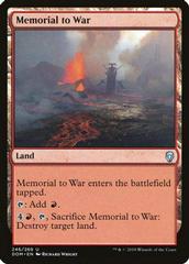 Memorial to War [Foil] Magic Dominaria Prices