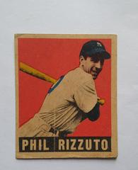 Phil Rizzuto #11 - Front | Phil Rizzuto Baseball Cards 1948 Leaf