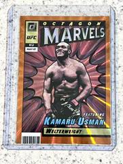 Kamaru Usman [Orange] Ufc Cards 2022 Panini Donruss UFC Octagon Marvels Prices