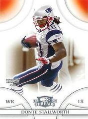 Donte Stallworth Football Cards 2008 Panini Donruss Threads Prices