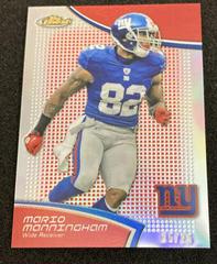 Mario Manningham [Red Refractor] #106 Football Cards 2011 Topps Finest Prices