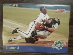 Lonnie Smith [World Series Game 4] #B4 Baseball Cards 1992 Score Factory Set Inserts Prices