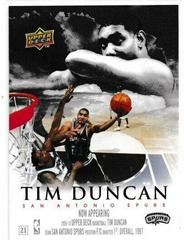 Tim Duncan #NA-12 Basketball Cards 2009 Upper Deck Now Appearing Prices
