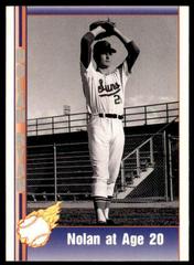 At Age 20 #115 Baseball Cards 1991 Pacific Nolan Ryan Prices
