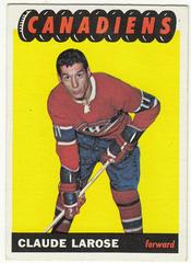 Claude Larose Hockey Cards 1965 Topps Prices