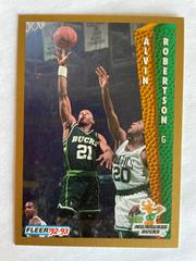 Alvin Robertson #130 Basketball Cards 1992 Fleer Prices