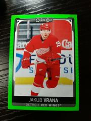 Jakub Vrana [Neon Green] Hockey Cards 2021 O Pee Chee Prices