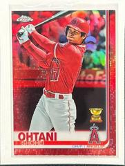 Shohei Ohtani [Batting Red Refractor] #1 Baseball Cards 2019 Topps Chrome Prices