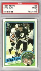 Mike Zuke #63 Hockey Cards 1984 Topps Prices