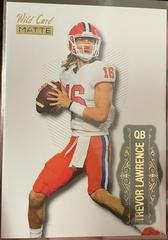 Trevor Lawrence [White] Football Cards 2021 Wild Card Matte Prices