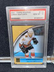 Jukka Hentunen #110 Hockey Cards 2001 Topps Reserve Prices