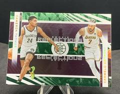 Cameron Thomas, Carmelo Anthony [Emerald] Basketball Cards 2021 Panini Illusions Rookie Reflections Prices