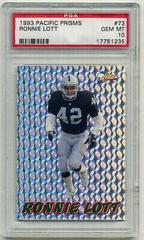 Ronnie Lott #73 Football Cards 1993 Pacific Prisms Prices