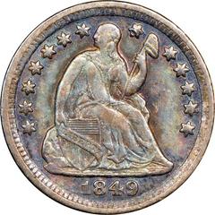 1849 O Coins Seated Liberty Half Dime Prices