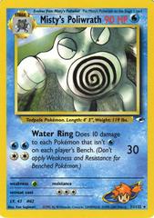 Misty's Poliwrath Pokemon Gym Heroes Prices