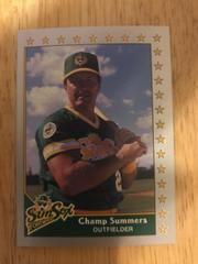 Champ Summers #96 Baseball Cards 1990 Pacific Senior League Prices