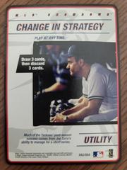 Change in Strategy #S52 Baseball Cards 2001 MLB Showdown Prices