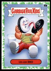 Uh-Oh RIO [Green] #47a Garbage Pail Kids Food Fight Prices