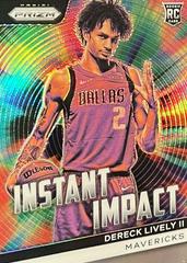 Dereck Lively II [Silver] #14 Basketball Cards 2023 Panini Prizm Instant Impact Prices