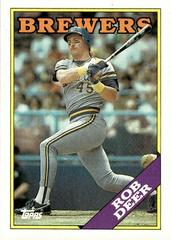 Rob Deer Baseball Cards 1988 Topps Prices