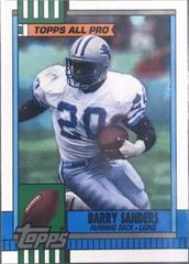 Barry Sanders #352 Football Cards 1990 Topps Tiffany Prices