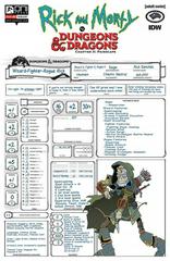 Rick and Morty vs. Dungeons & Dragons II: Painscape [Character Sheet] #3 (2019) Comic Books Rick and Morty Vs. Dungeons & Dragons II Prices