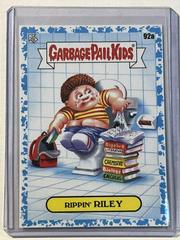 Rippin' Riley [Blue] #92a Garbage Pail Kids Book Worms Prices