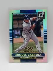 Miguel Cabrera [Tigers Career Stat Line] Baseball Cards 2015 Donruss Prices
